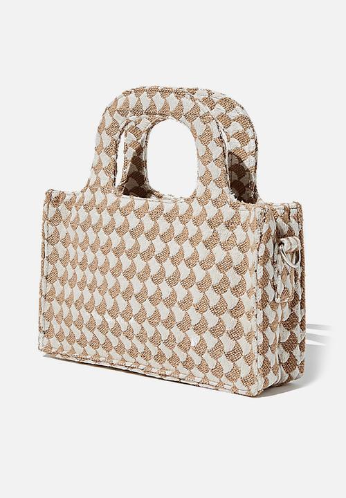 Rubi - Mini weekender tote bag - brush