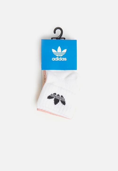 adidas Originals - Kids 3 pack ankle socks - multi