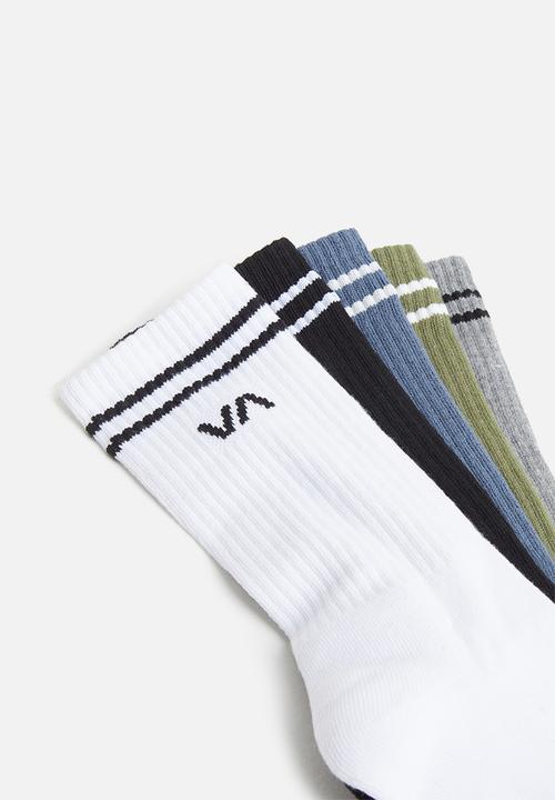 RVCA - Union sock 5 pack - multi