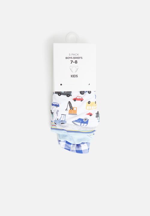 Cotton On - Boys 5 pack brief - multi