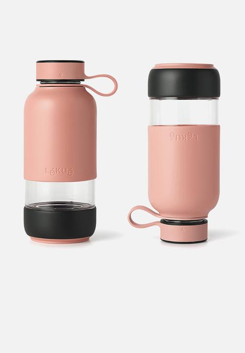 Lékué - Bottle to go 600ml - coral