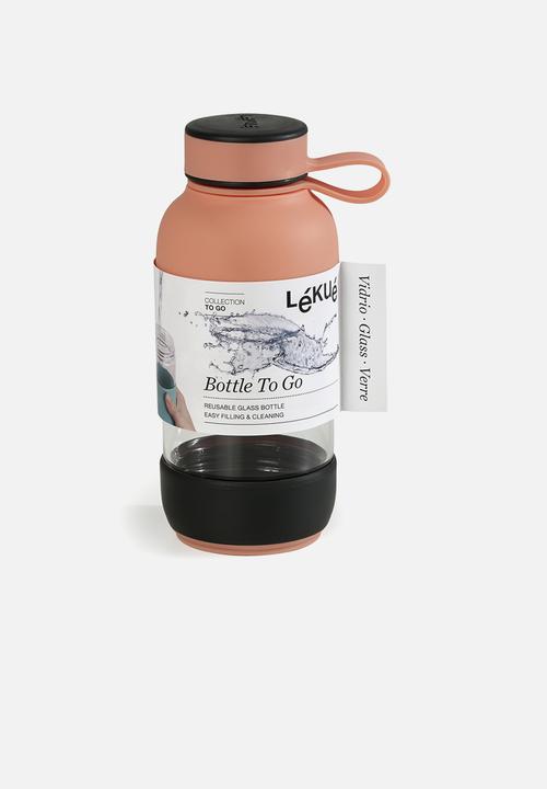 Lékué - Bottle to go 600ml - coral