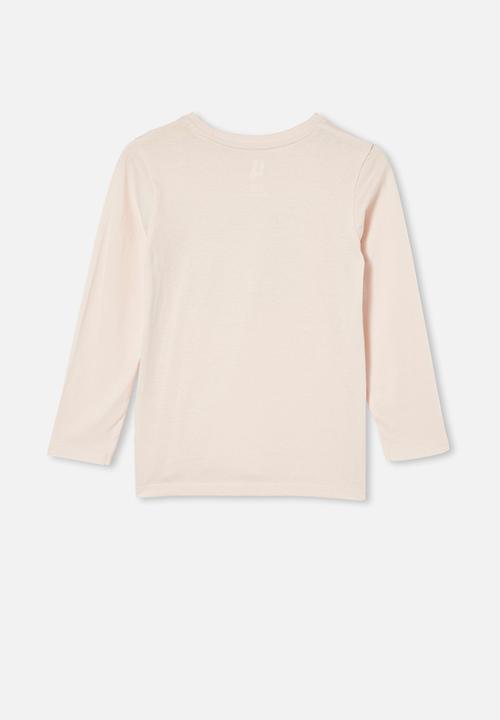 Cotton On - Penelope long sleeve tee - crystal pink