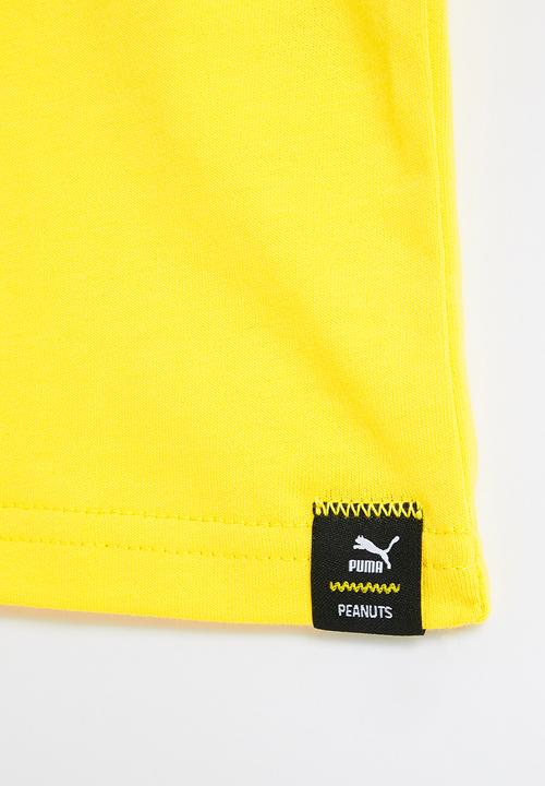 PUMA - Girls puma x peanuts tee - yellow