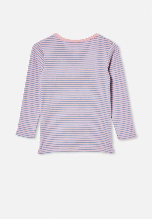 Cotton On - Jessie crew - blue & pink
