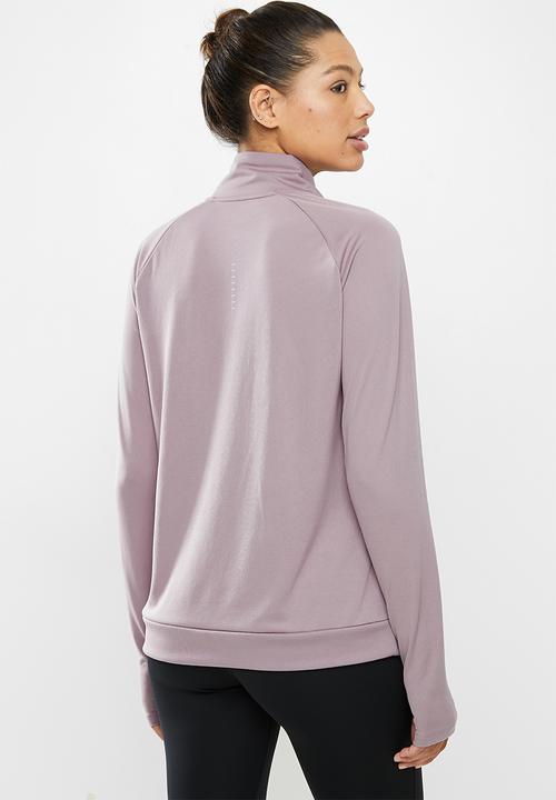 Nike - 1/2 Zip through swoosh midlayer - purple 