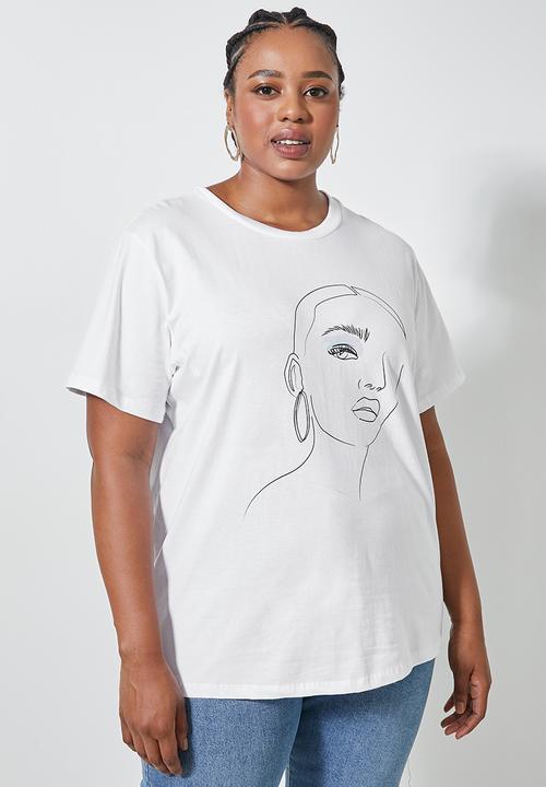 Superbalist - Slogan graphic tee - white