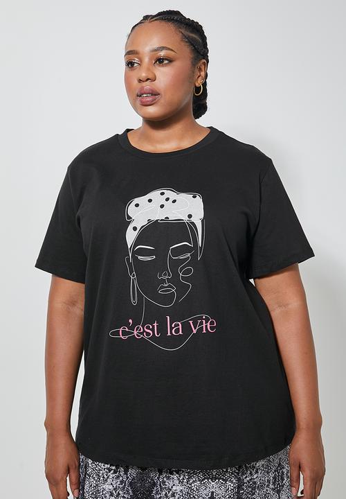 Superbalist - Slogan graphic tee - black