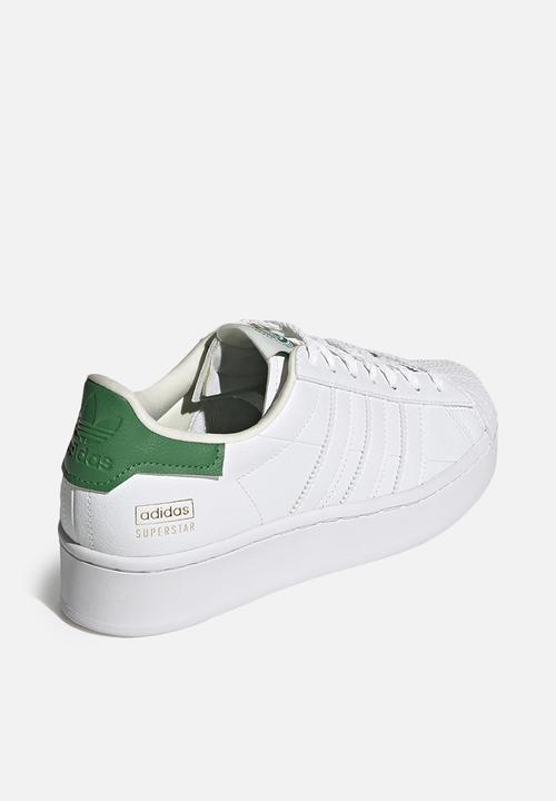 adidas Originals - Superstar bold - ftwr white/off white/green