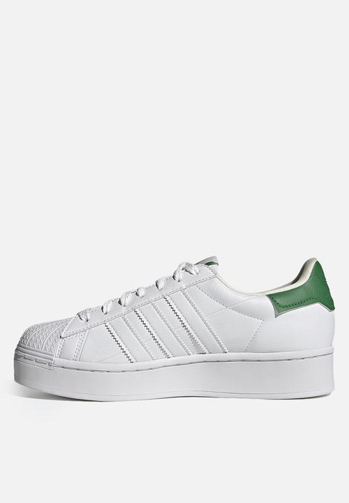 adidas Originals - Superstar bold - ftwr white/off white/green