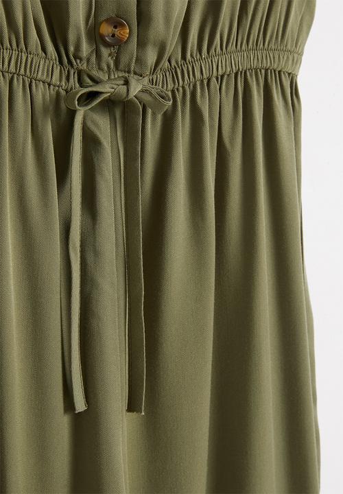 Superbalist - Girls utility jumpsuit - khaki 