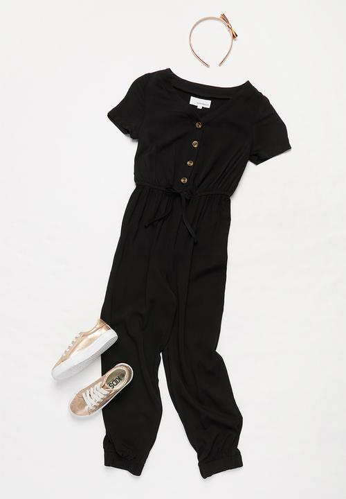 Superbalist - Girls utility jumpsuit - black