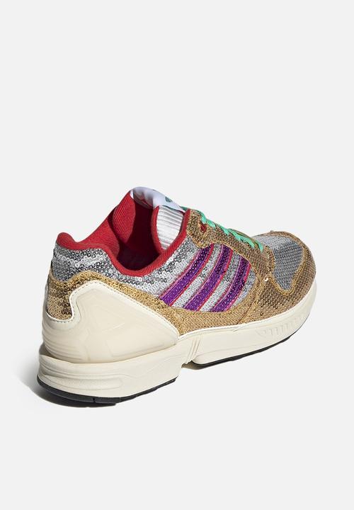 adidas Originals - ZX 6000 - crystal white/shock purple/mist sun