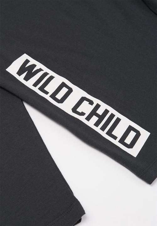 Cotton On - Tom long sleeve raglan tee - phantom