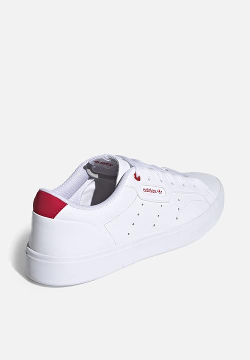 adidas Originals - Adidas sleek w - ftwr white/scarlet/core black