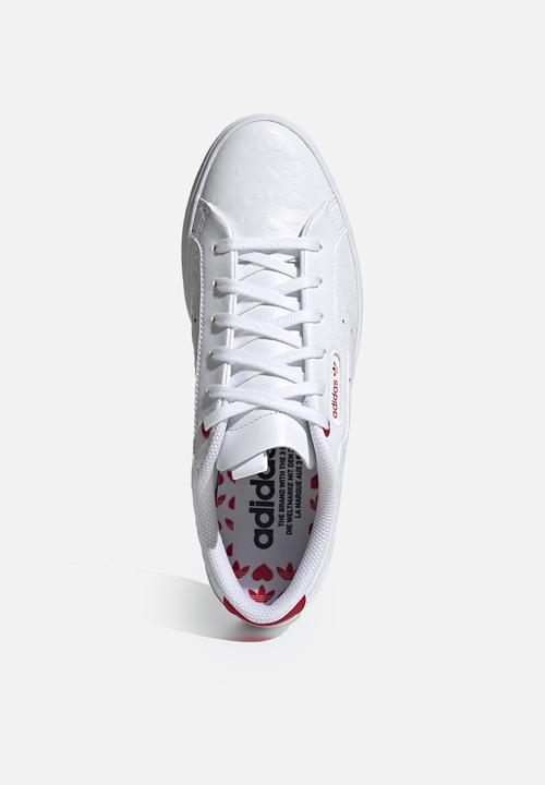 adidas Originals - Adidas sleek w - ftwr white/scarlet/core black