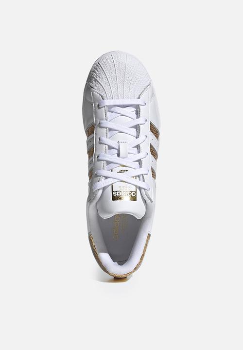 adidas Originals - Superstar w - ftwr white/gold met./ftwr white