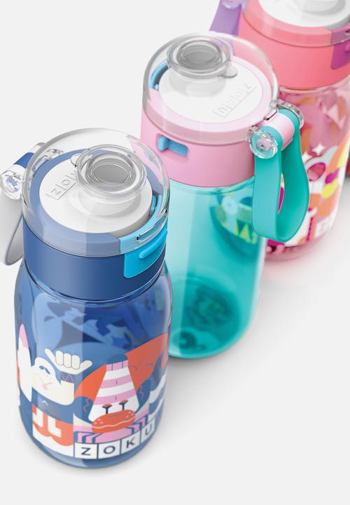 Zoku - Flip gulp bottle - blue