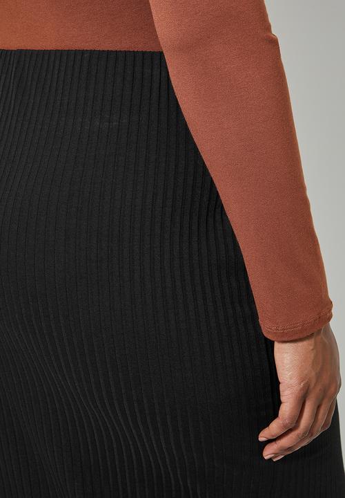 Superbalist - Ribbed pencil - black