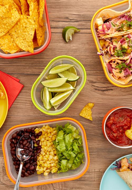 Zoku - 3 - pcs neat stack lunch set