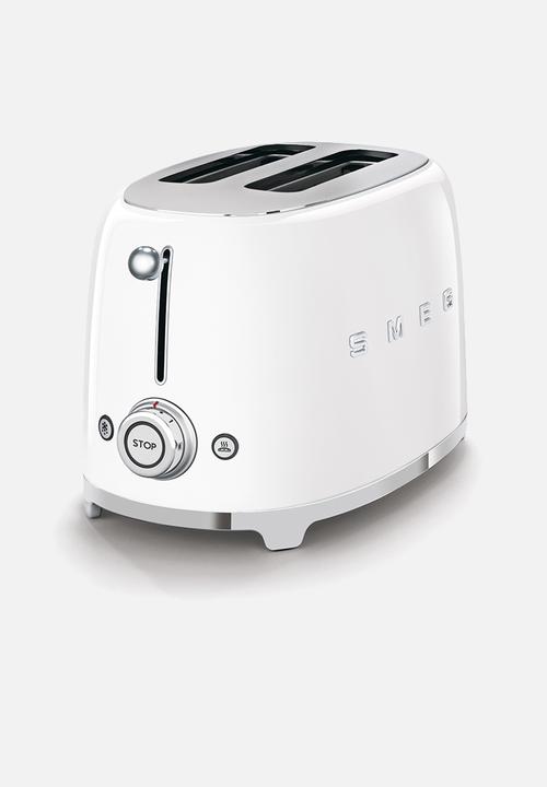 smeg - Retro 950w 2 slice toaster - white