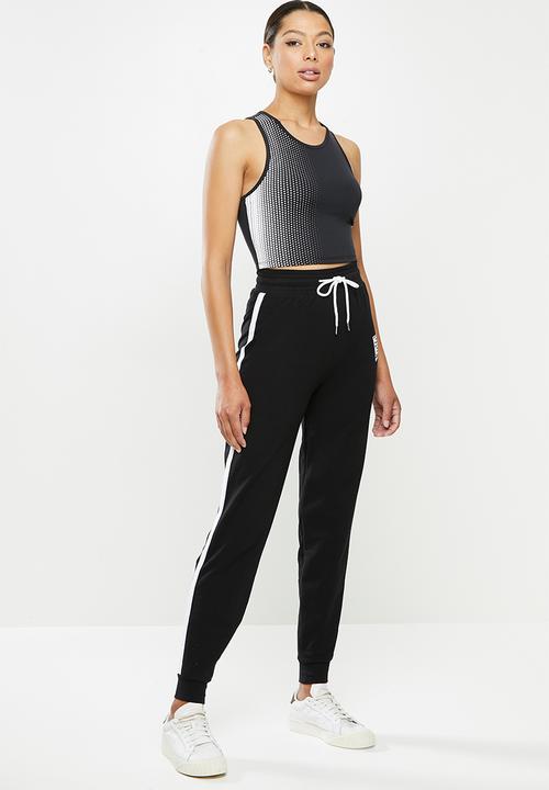 SISSY BOY - Crop racer back top - black