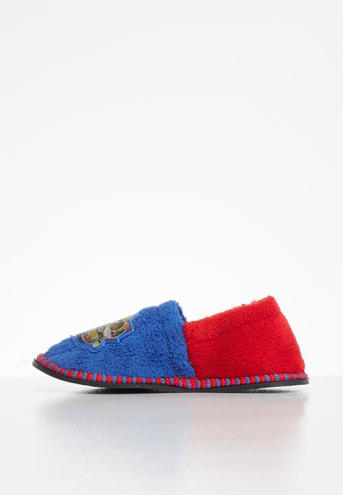 Character Group - Stokie slippers paw patrol - blue & red