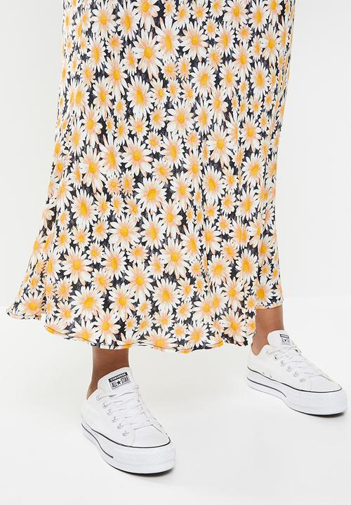 Cotton On - Curve all day slip skirt - multi 