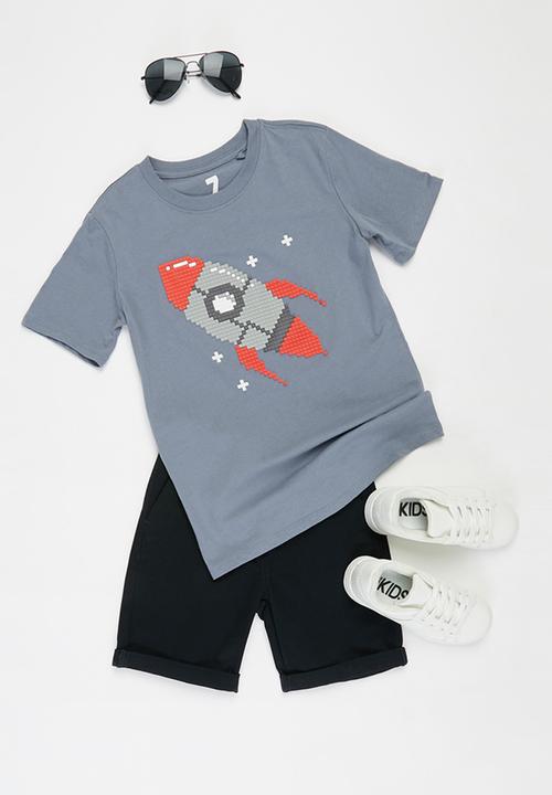 Cotton On - Downtown short sleeve tee - blue 