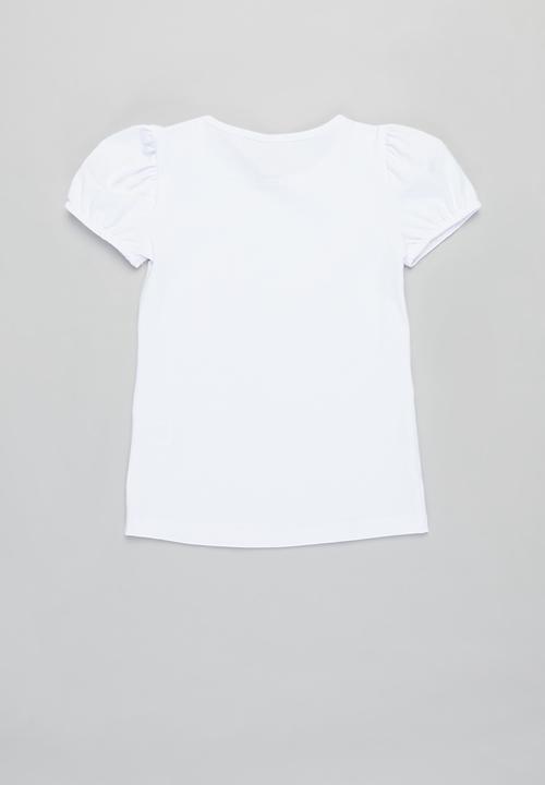 Pop Candy - Puff short sleeve tee - white