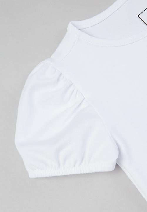 Pop Candy - Puff short sleeve tee - white