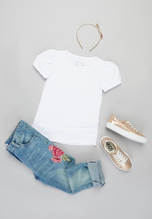 Pop Candy - Puff short sleeve tee - white