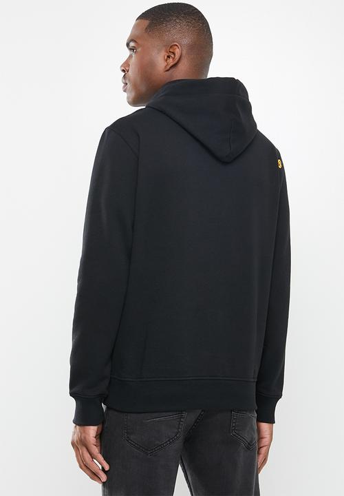 G-STAR - G-star hooded long sleeve sweat - black