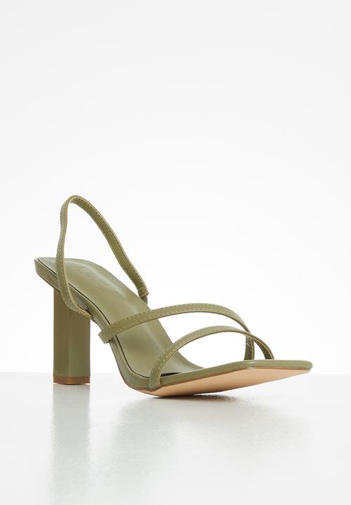 Z_Code_Z - Malika block heel - olive