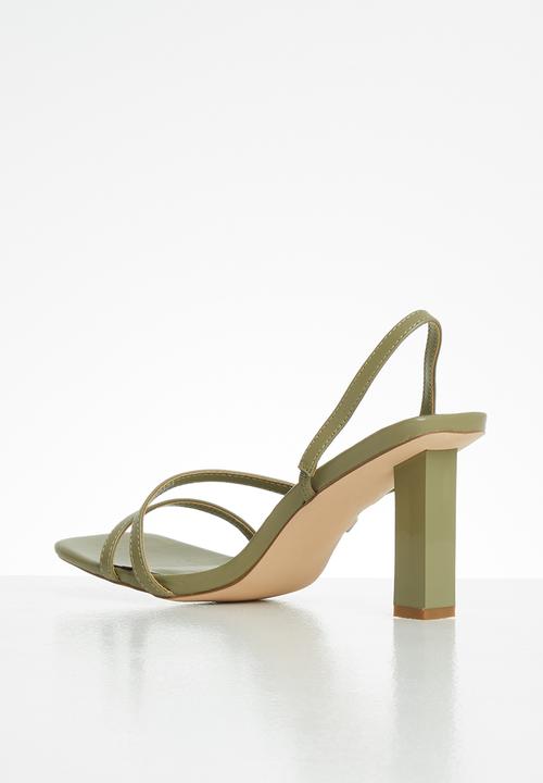 Z_Code_Z - Malika block heel - olive