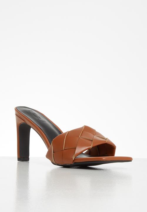 Z_Code_Z - Rae plaited mule heel - tan