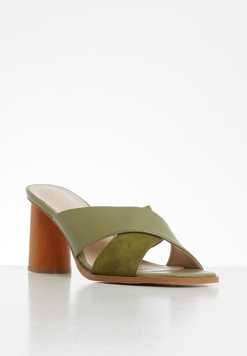 Z_Code_Z - Lulha statement mule heel - olive