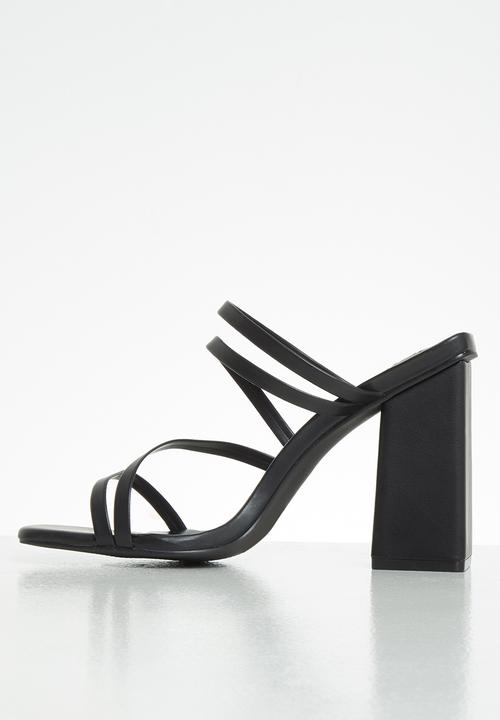 Z_Code_Z - Nabei block mule heel - black
