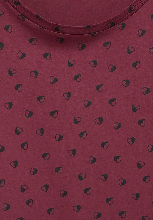 Violeta by Mango - Plus T-shirt easypri - dark red