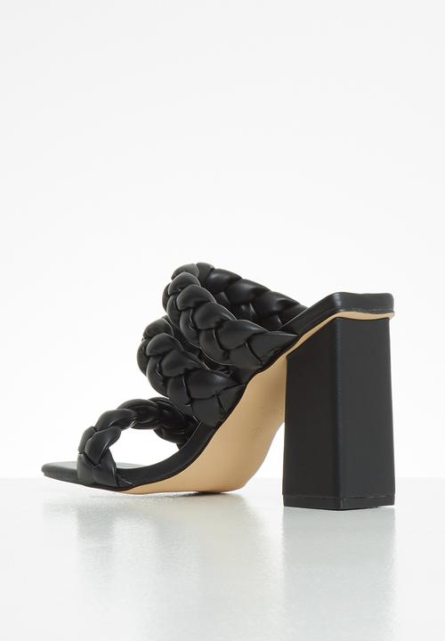 Z_Code_Z - Tasha woven mule heel - black