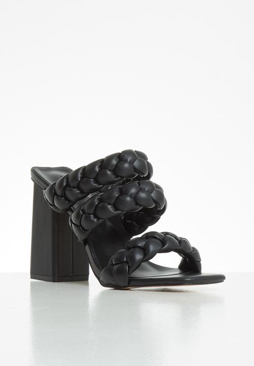 Z_Code_Z - Tasha woven mule heel - black