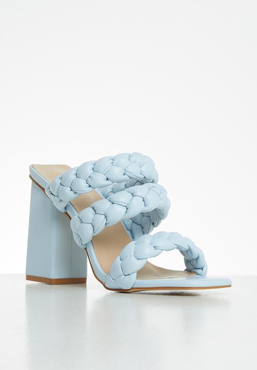Z_Code_Z - Tasha woven mule heel - light blue