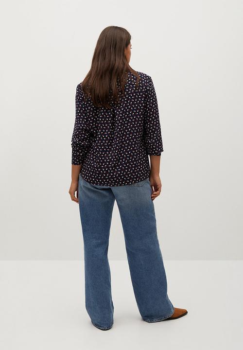 Violeta by Mango - Plus Blouse laurelp8 - navy