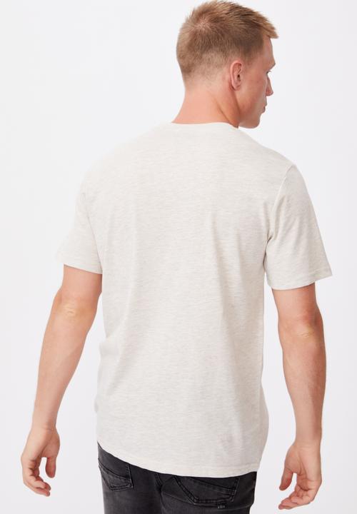 Cotton On - Tbar text T-shirt - neutral 