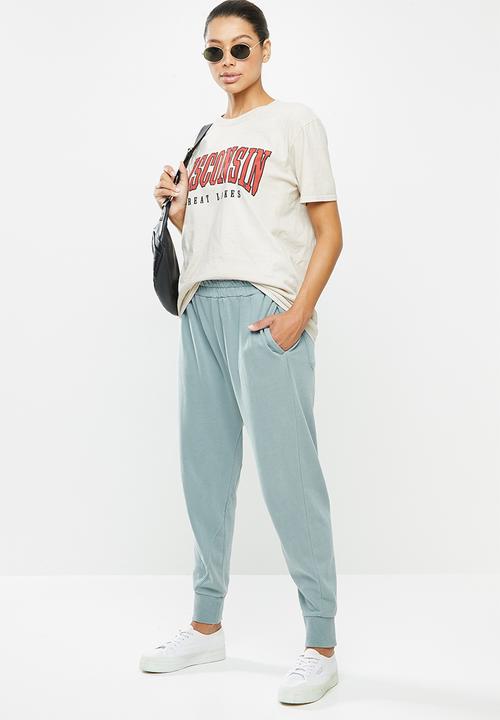 Cotton On - Super relaxed trackpant - blue 