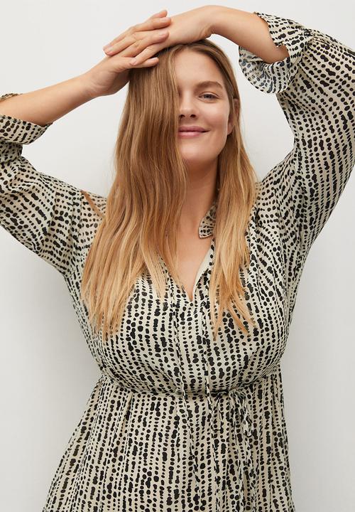 Violeta by Mango - Plus dress lara - natural