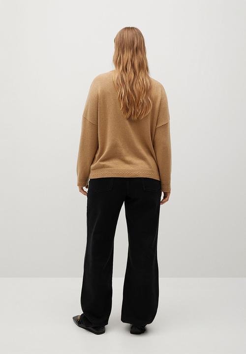 Violeta by Mango - Plus Sweater massine - medium brown