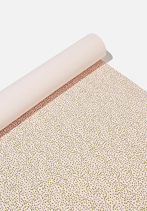 Cotton On - Printed yoga mat - pretty pink speckle