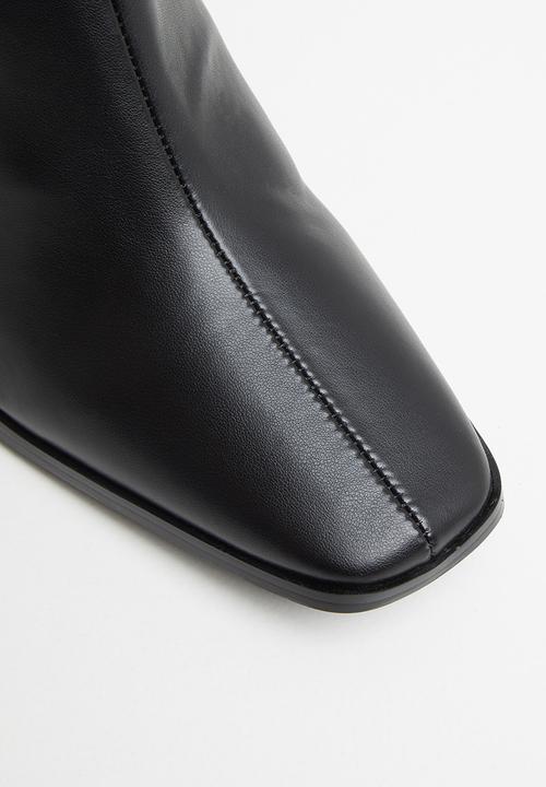 Z_Code_Z - Lulu square toe ankle boot - black