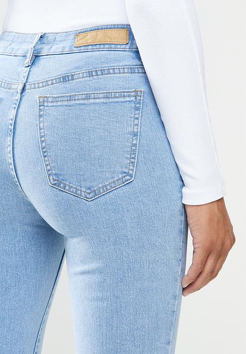 Cotton On - Mid rise cropped skinny jeans - blue